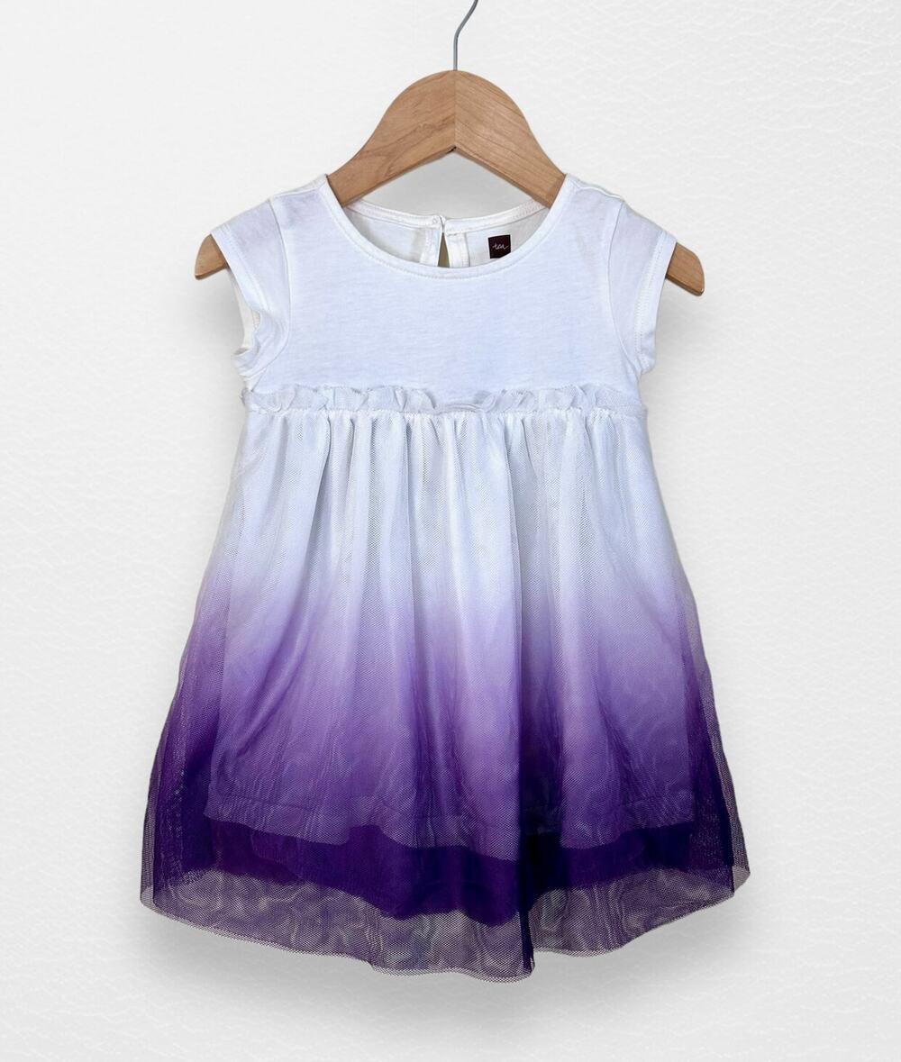Tea Collection Ombré Tulle Dress/Bodysuit, 12-18 Months